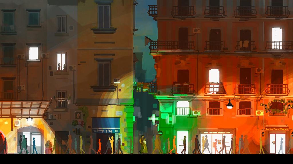 Anteprima del videogioco Father And Son. Le strade di Napoli di notte. 