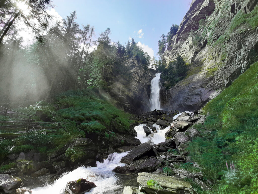 Cascate Saènt in Val di Rabbi