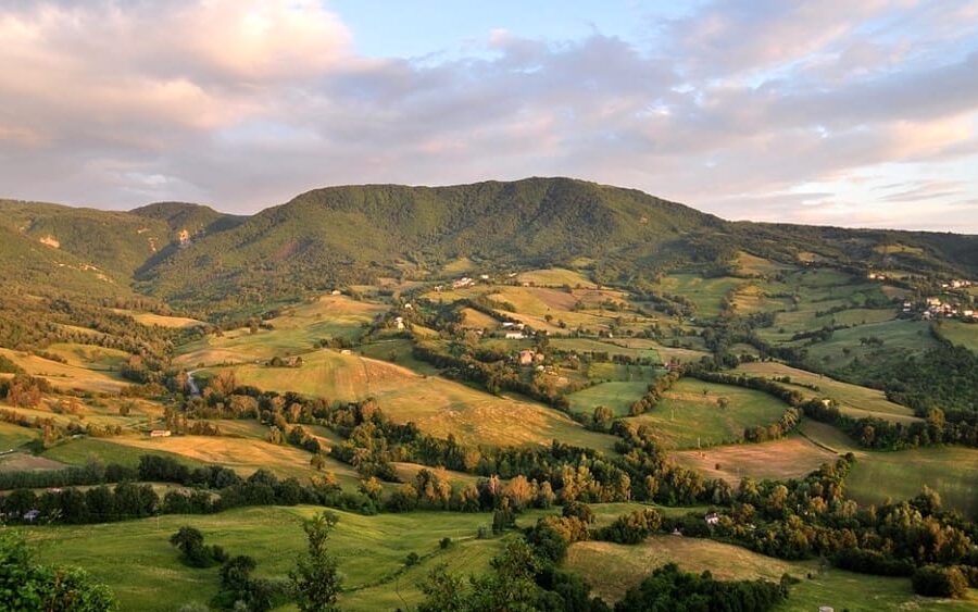 Panorama della Valmarecchia